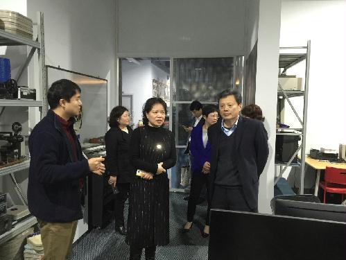 视察江苏华夏电影胶片修复技术有限公司